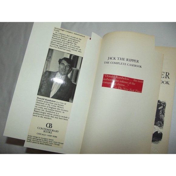 Jack the Ripper: The Complete Casebook by Rumbelow, Donald 1988 - Picture 8 of 12